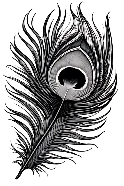 trishul peacock feather travel themed tattoo tattoo design idea