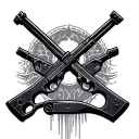 Crossbow tattoo design idea