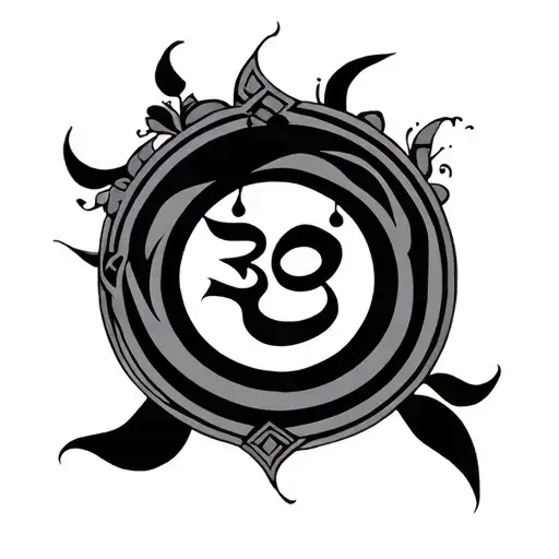 Karma Sanskrit tattoo design idea
