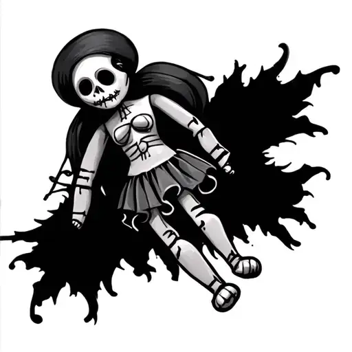 Voodoo Doll tattoo design idea