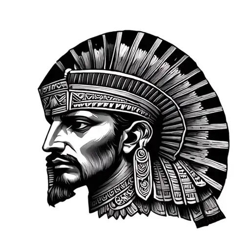 Sumerian tattoo design idea