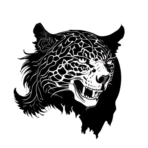 Atlas loading the world Jaguar Memento Mori Memento Vivere tattoo design idea