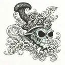 Ashok kuma one piece tattoo design idea