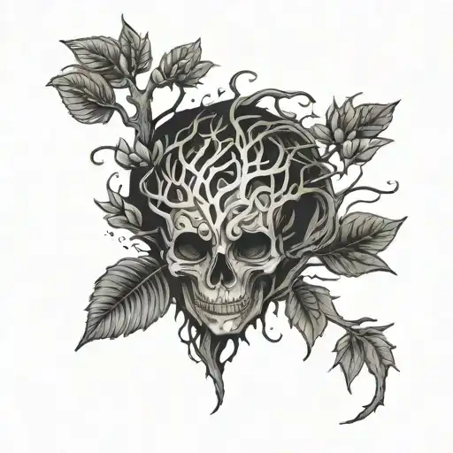 xxxtentacion's poison tree tattoo design idea