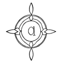 number 17 chakra symbols tattoo design idea