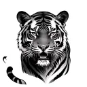 tiger tattoo design idea
