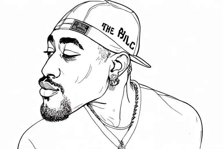 Tupac, Notorius BIG, New York City tattoo design idea
