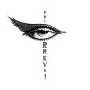 PERSEVERE tattoo design idea