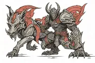 Skyrim daedric prince tattoo design idea