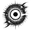 Black hole Interstellar tattoo design idea