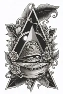 sleep token Euclid tattoo design idea