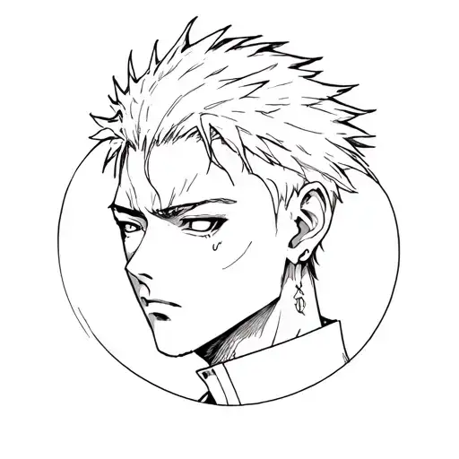 choso jujutsu kaisen tattoo design idea