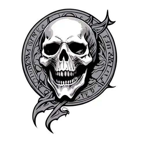 Reaper Death Seal tattoo design idea