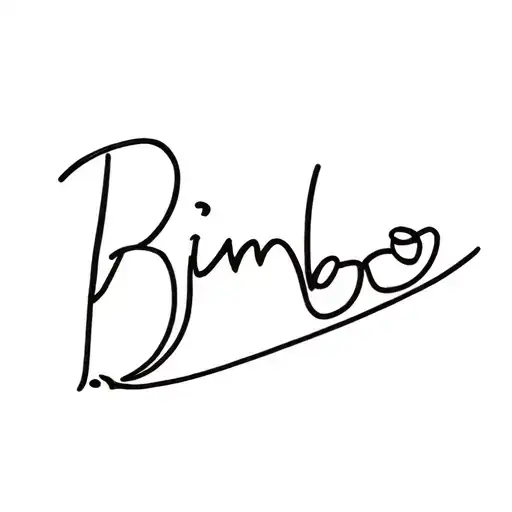 bimbo whore tattoo design idea