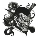 ronin tattoo design idea