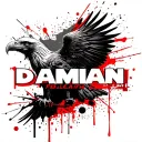"Damian " Eagle design tattoo design idea