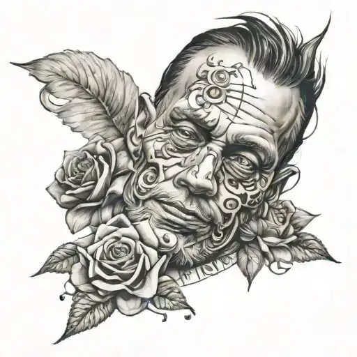rags to riches I could live tattoo design idea