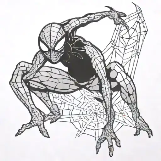Miles Morales Spider tattoo design idea