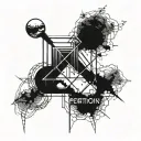 perception creates reality minimal tattoo design idea