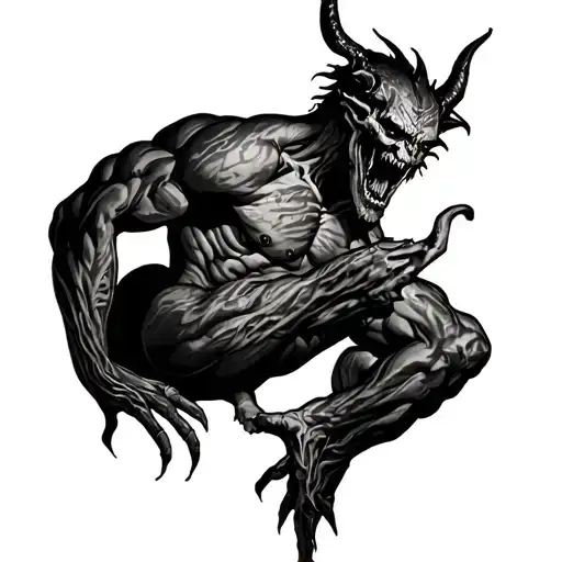 homoerotic incubus demon tatoo design tattoo design idea