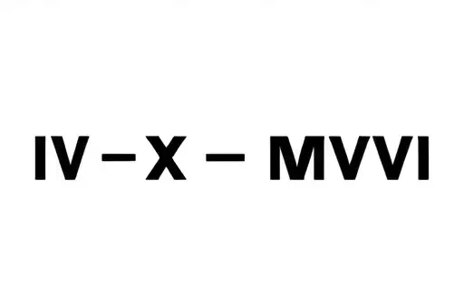 "IV • X • MMVIII" tattoo design idea