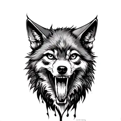 wolf death puss n boots tattoo design idea
