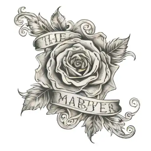 the words maybe, forever was a word meant for memories, not people. tattoo design idea