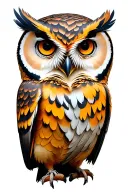 owl tattoo design idea