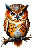 owl tattoo design idea