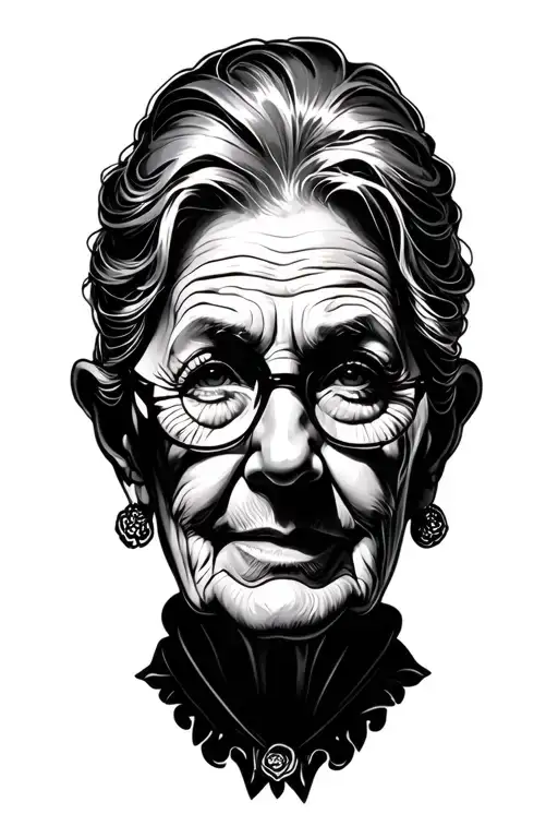 Mum Nan Grandad tattoo design idea