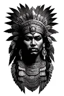 Azteca Princes tattoo design idea