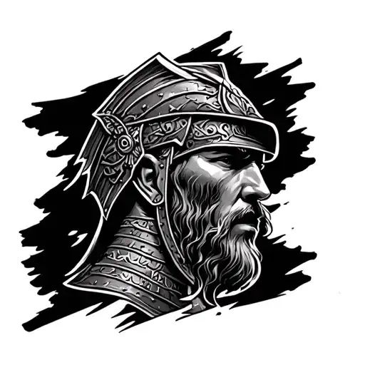 what we do in life echoes for eternity written above a gladiator tattoo design idea