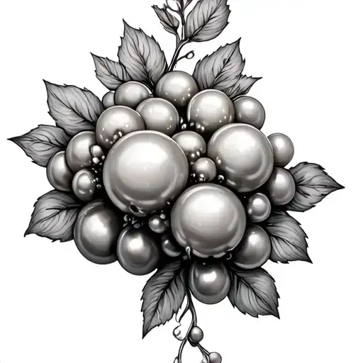 String Of Pearls tattoo design idea