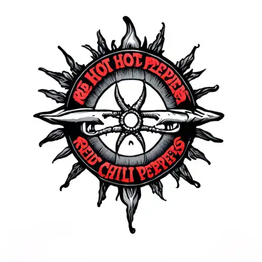 Red Hot Chili Peppers tattoo design idea