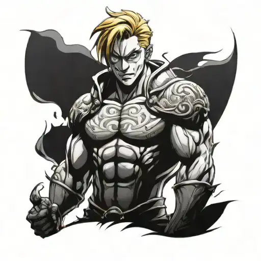 Escanor seven deadly sins tattoo design idea