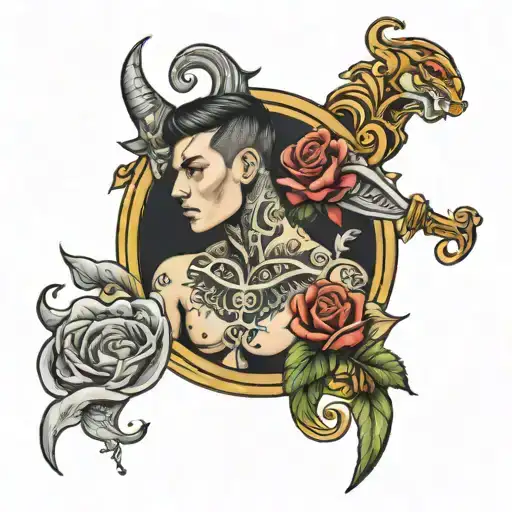 gay tattoo design idea