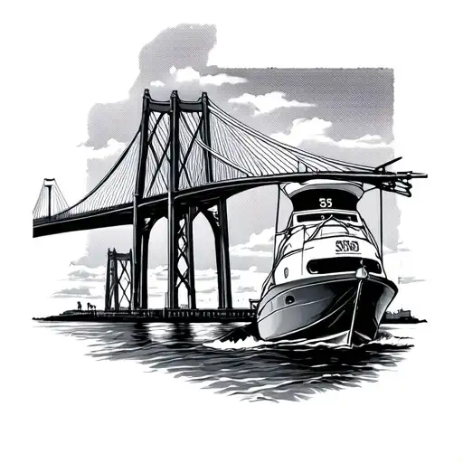510 area code, temple Texas, Ruston Louisiana, bay bridge, carpenter, navy sailor tattoo design idea