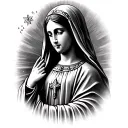Our Lady Of Fatima tattoo design idea