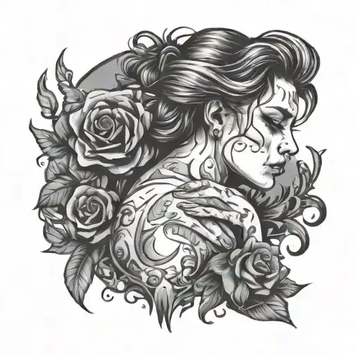 Domestic Violence tattoo design idea