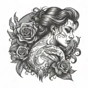 Domestic Violence tattoo design idea