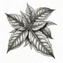 bay leaf tattoo design idea