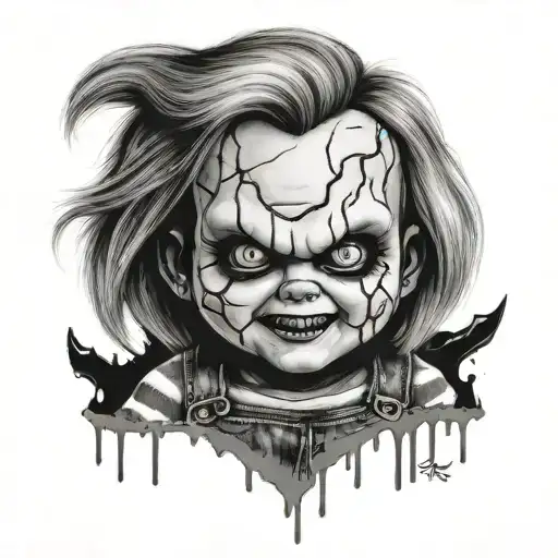 Chucky tattoo design idea