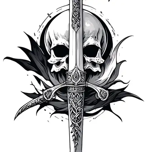 espada tattoo design idea