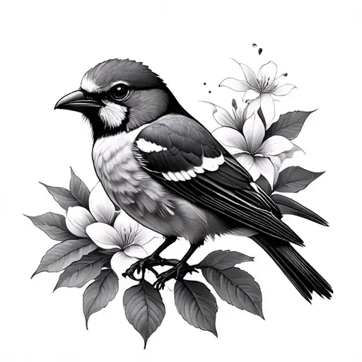Canary tattoo design idea