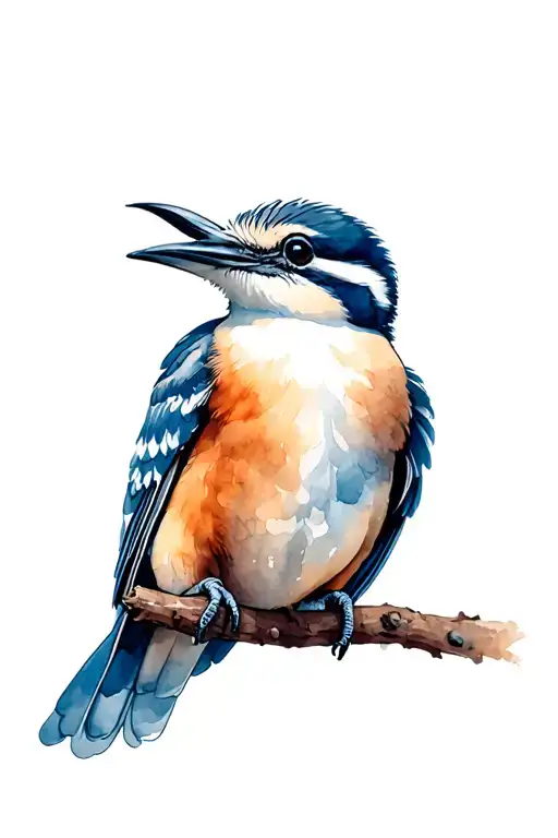 kookaburra tattoo design idea