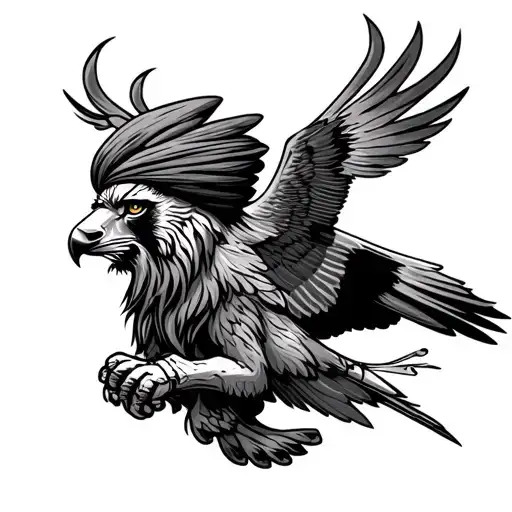 tattoos idea for men from Punjab aviator lion or a sikh hawk tattoo design idea