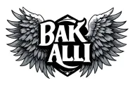 "BAK ALLI" angel wings tattoo design idea