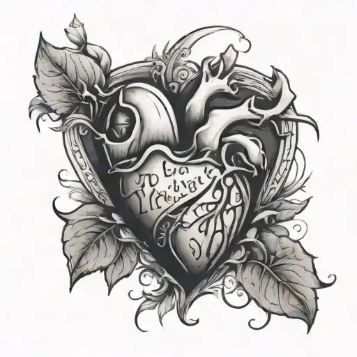 a phrase tattoo with meaning of a broken heart being healed   tattoo design idea