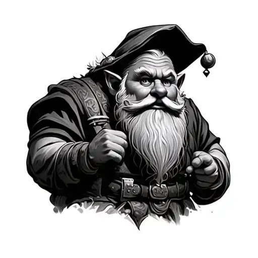 doc seven dwarf original movie tattoo design idea