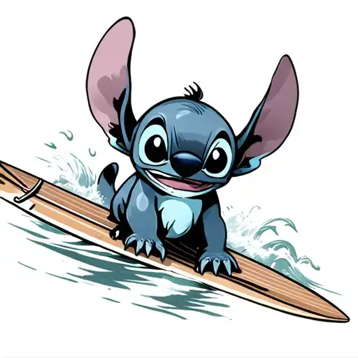 11+ Stitch Surfing Tattoo Ideas in 2026 - BlackInk AI